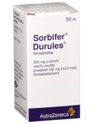 Sorbifer Durules 320 mg. 30 tablets
